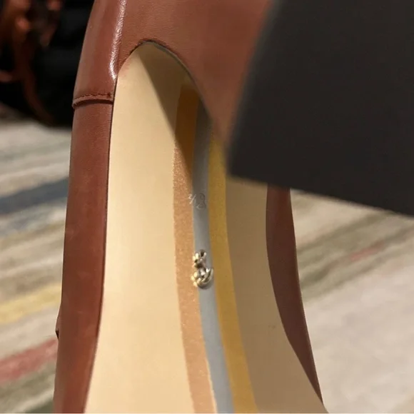 Sam Edelman Brown Heeled Loafers - Picture 5 of 10